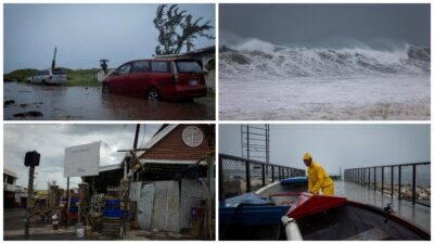 Videos de fuertes vientos y lluvias: Beryl pega en Jamaica y avanza hacia México