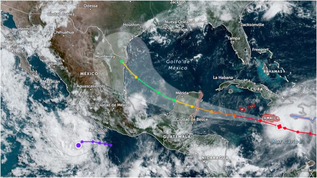 Huracán Beryl 2024: sigue su trayectoria en vivo desde tu celular