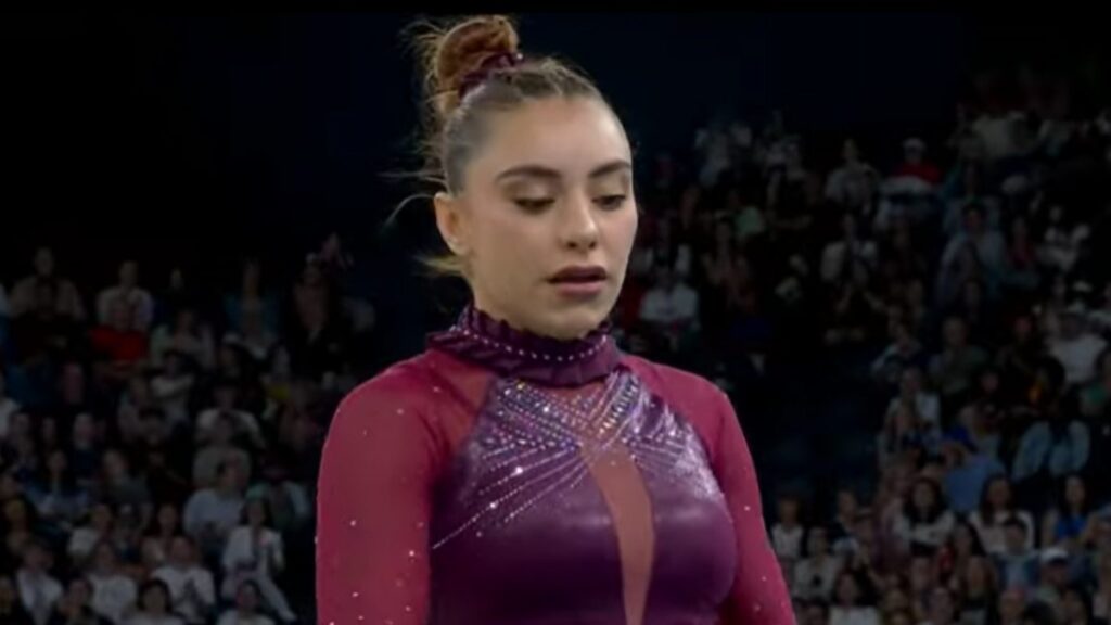 Lamentable lesión de Natalia Escalera en su prueba de gimnasia artística en Paris 2024