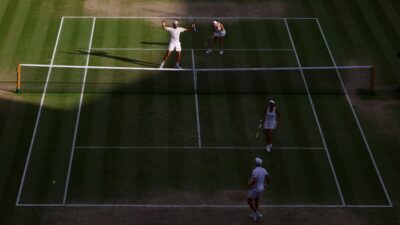 Santiago González y Giuliana Olmos cayeron en la final de dobles mixtos de Wimbledon ante Su-Wei Hsieh y Jan Zielinski