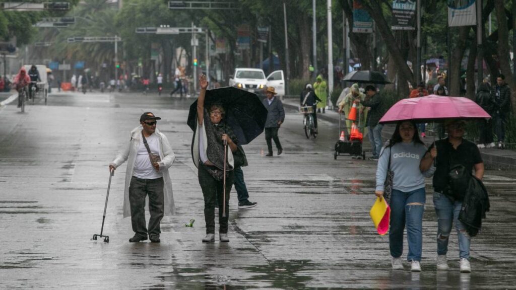 CDMX sigue esperando lluvias puntuales fuertes