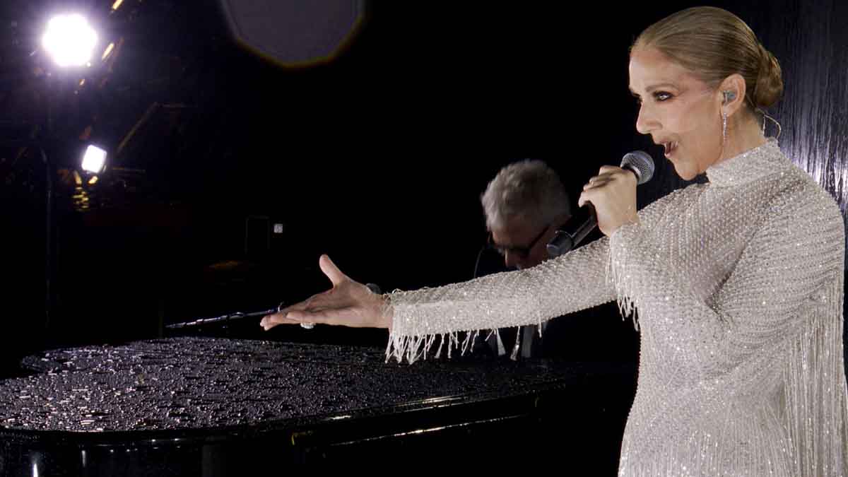 ¿Cómo se llama la canción que cantó Céline Dion en Paris 2024?