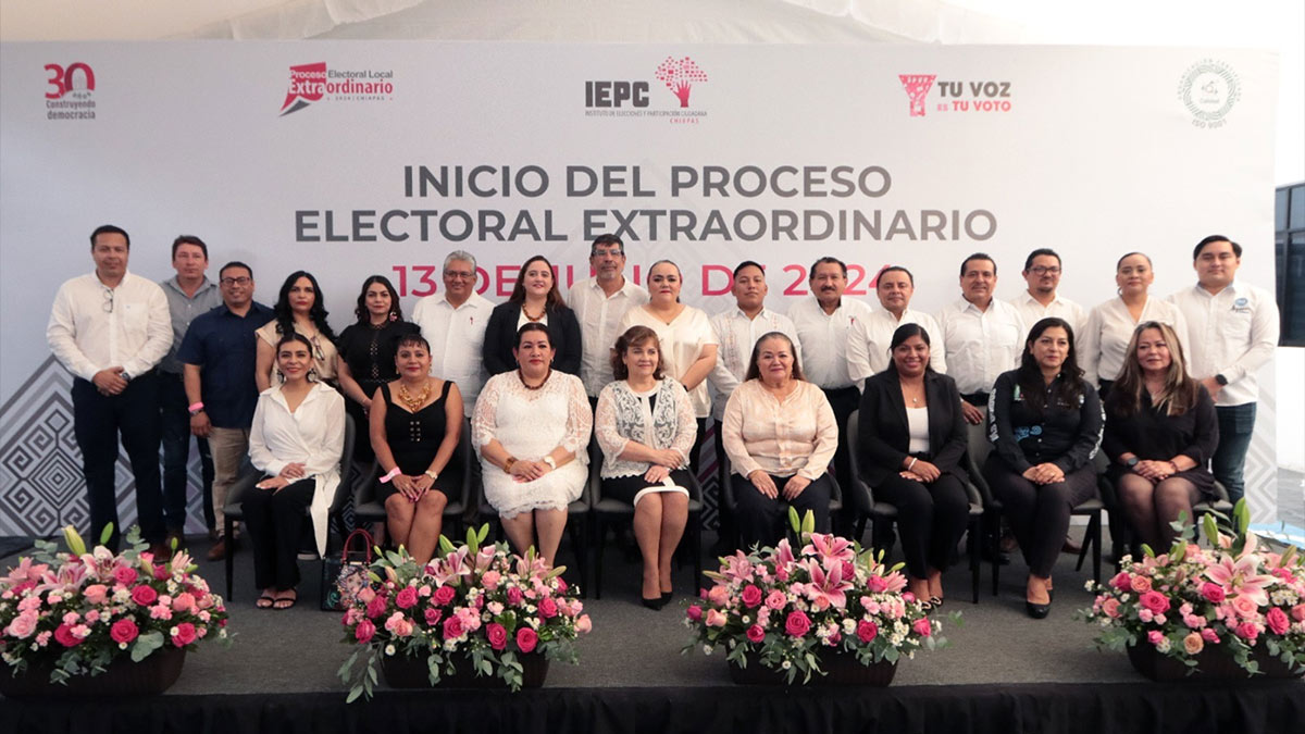 Arranca en Chiapas proceso electoral local extraordinario