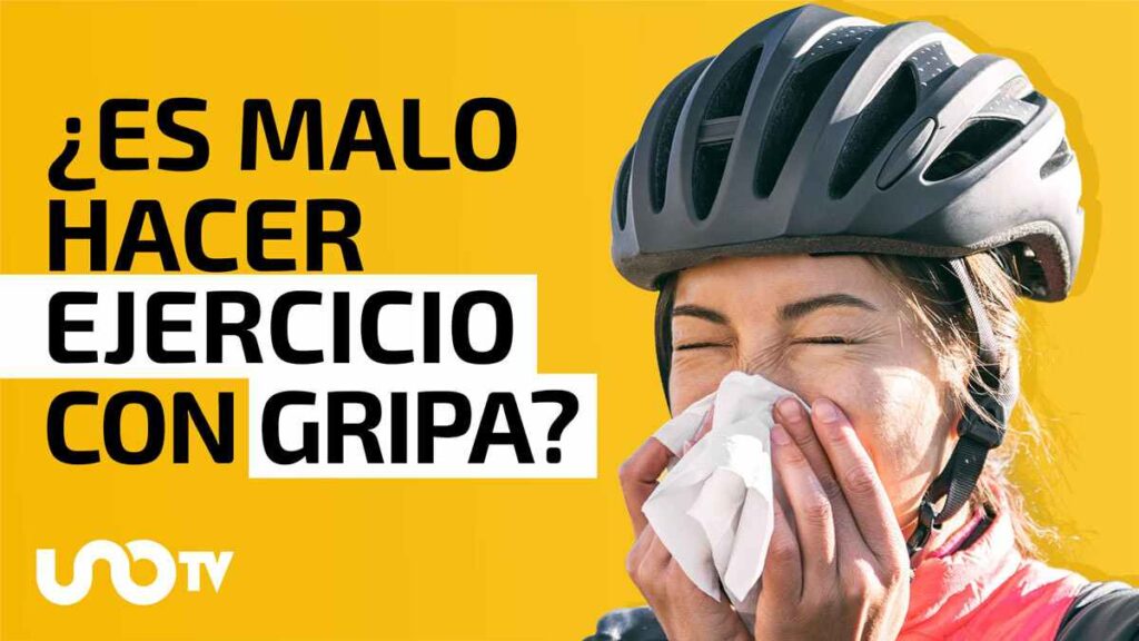 ¿Es malo hacer ejercicio con gripe?