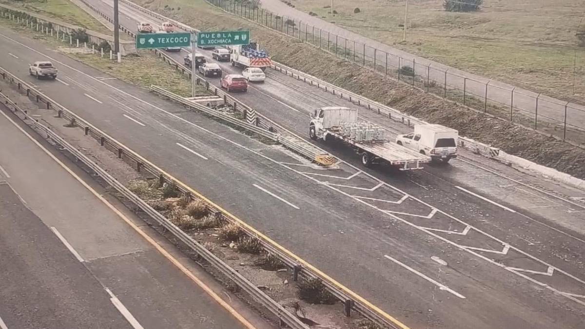 Reabren Circuito Exterior Mexiquense, afectado por las intensas lluvias