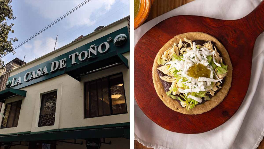 La Casa de Toño tiene de los mejores sopes del mundo