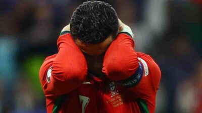 Cristiano Ronaldo se quiebra al fallar penal con Portugal