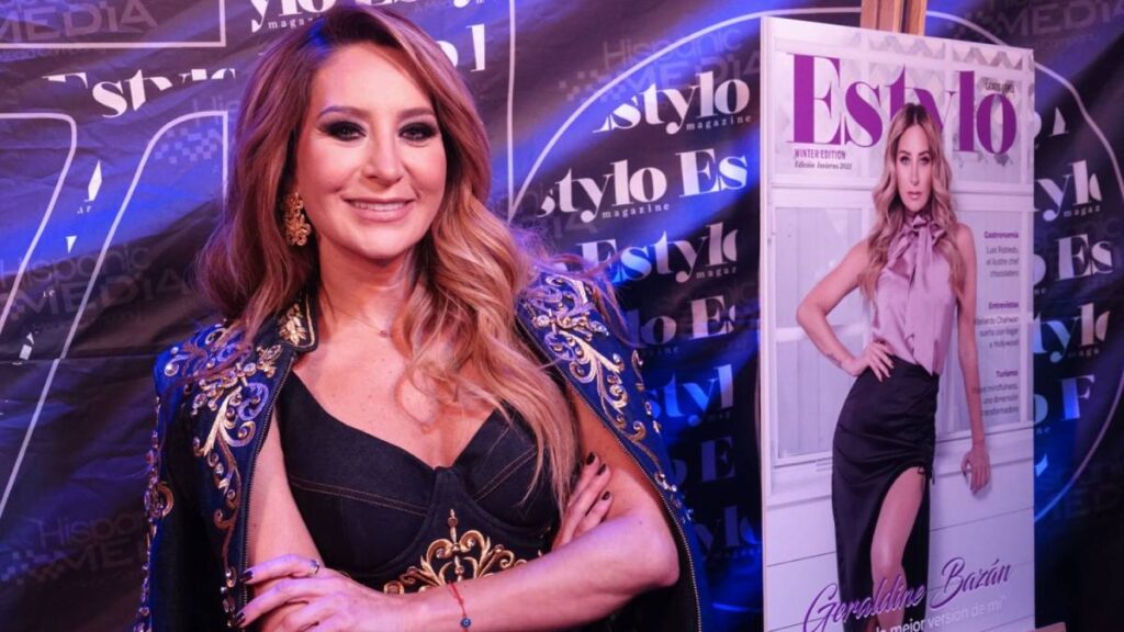 Geraldine Bazán reacciona a truene con Gabriel Soto e Irina Baeva