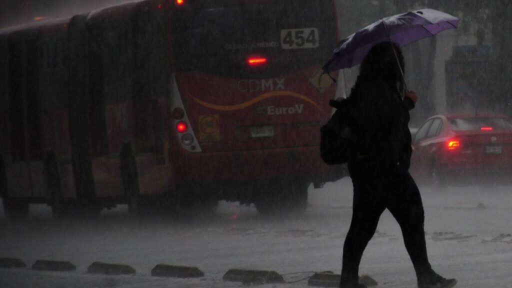 Lluvias en México por cuatro días