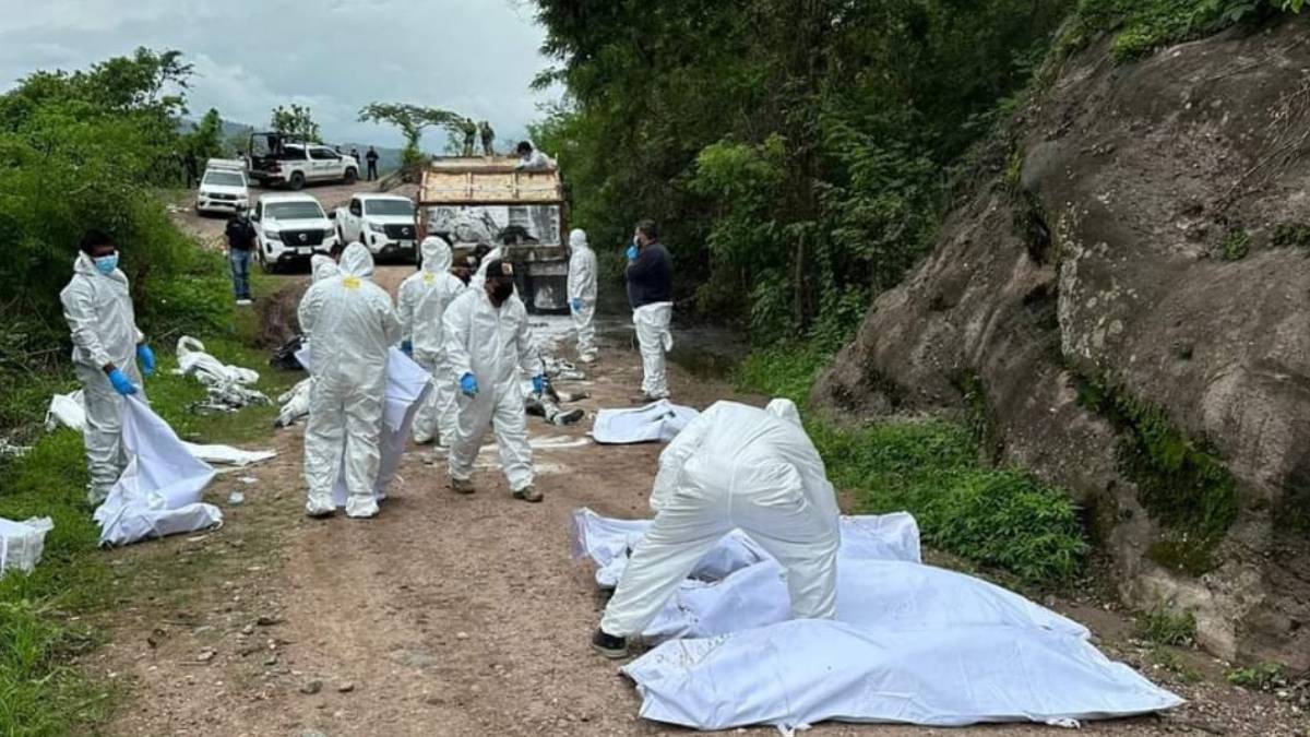 Hallan 19 cuerpos sin vida en La Concordia, Chiapas; estaban en la tolva de un camión
