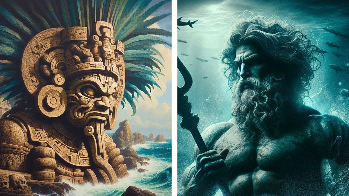 En una batalla entre Poseidón y Chaac, ¿quién ganaría, según la IA?