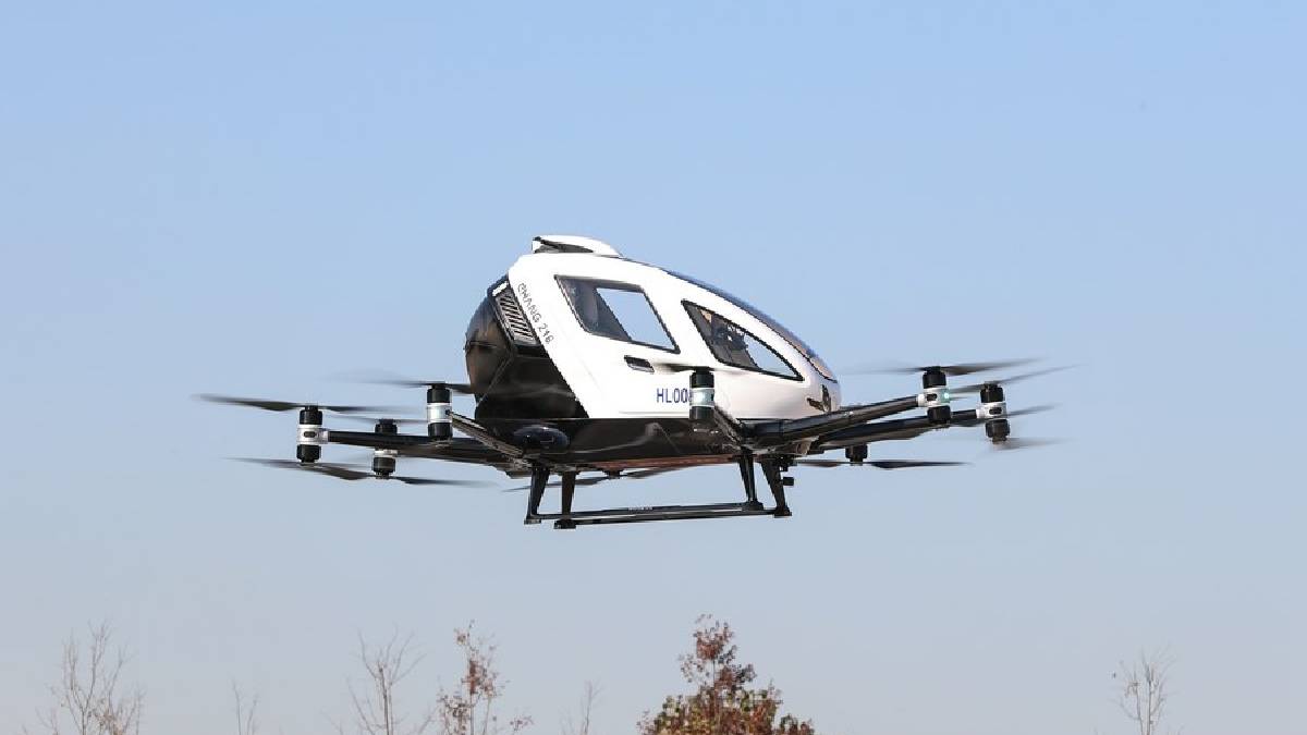Primer dron para pasajeros genera expectación en Colombia: El futuro llega volando