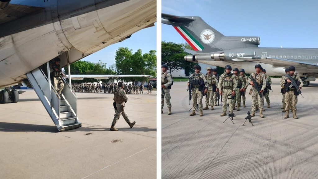 Despliegue del ejército en Culiacán