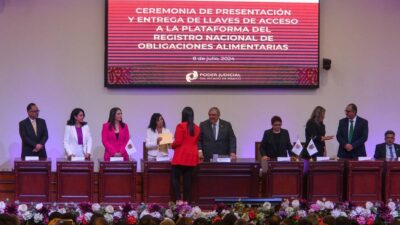 Entregan llaves de acceso a la plataforma del Registro Nacional de Obligaciones Alimentarias