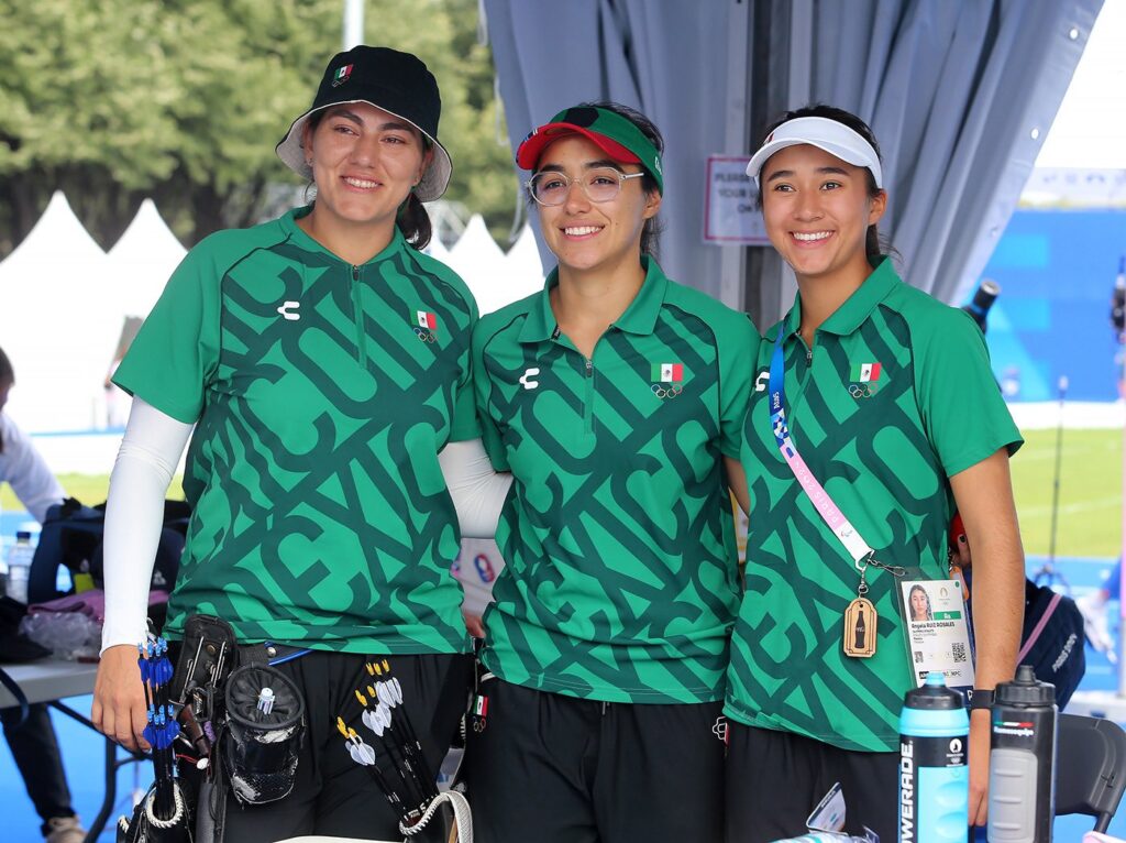 Alejandra Valencia, Ana Paula Vázquez y Ángela Ruiz en Paris 2024