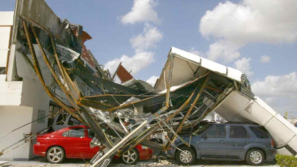 afectaciones por el huracán Wilma 2005 en Quintana Roo