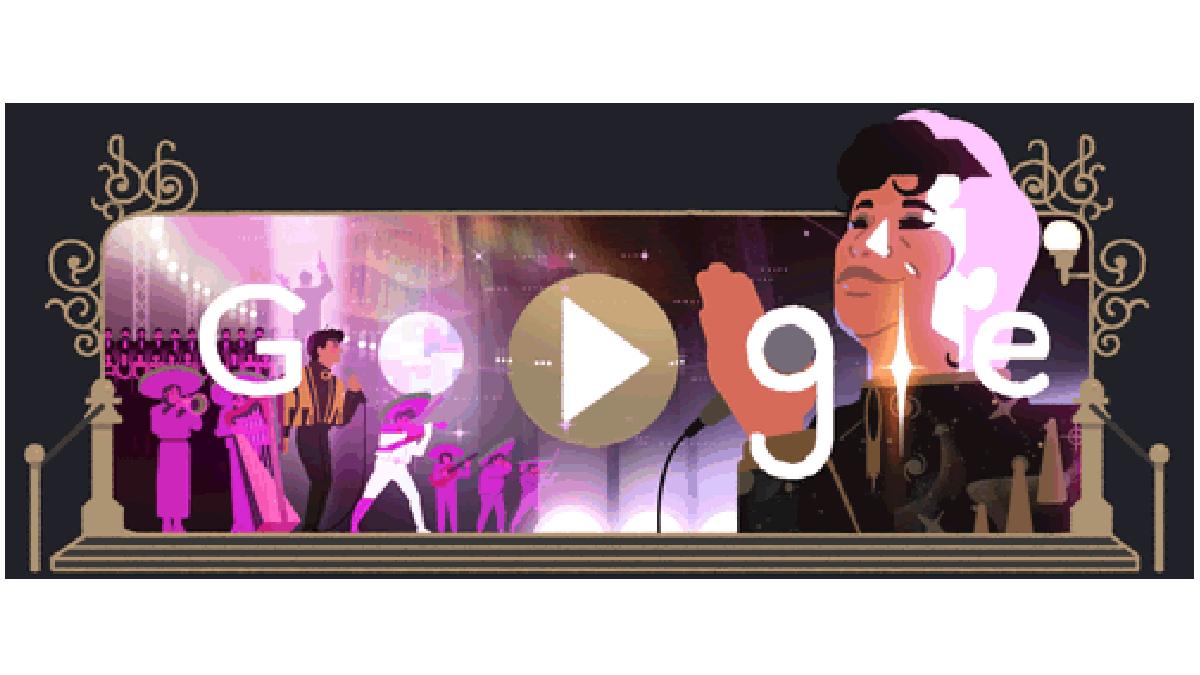 Google lanza doodle en honor a Juan Gabriel, el Divo de Juárez