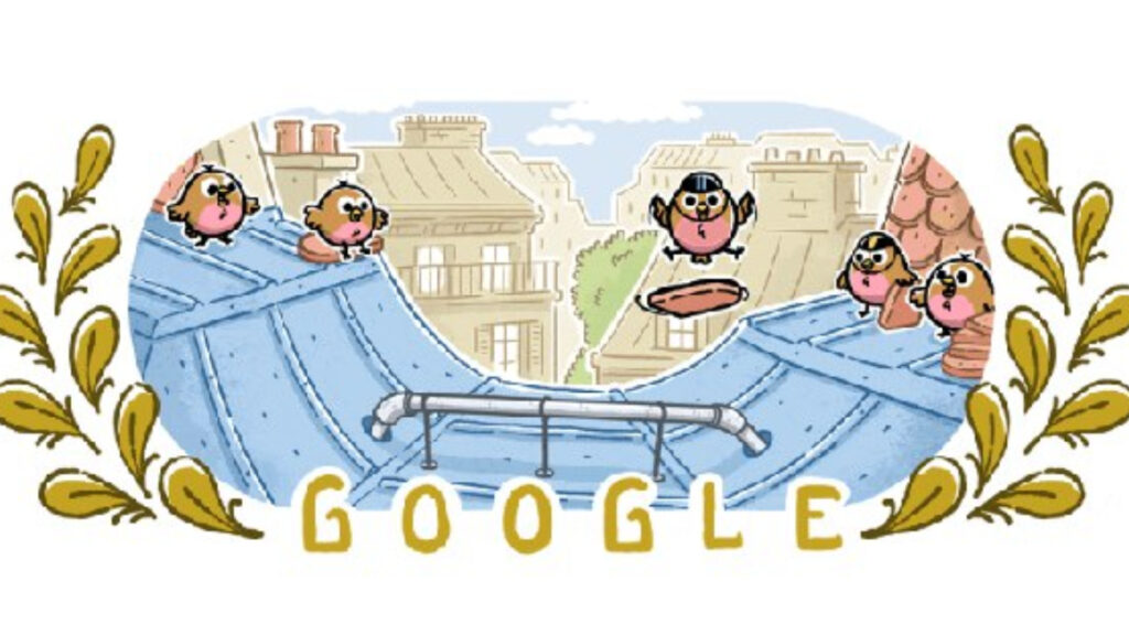 Google adelanta su doodle en honor al skateboard, una de las disciplinas olímpicas más nuevas