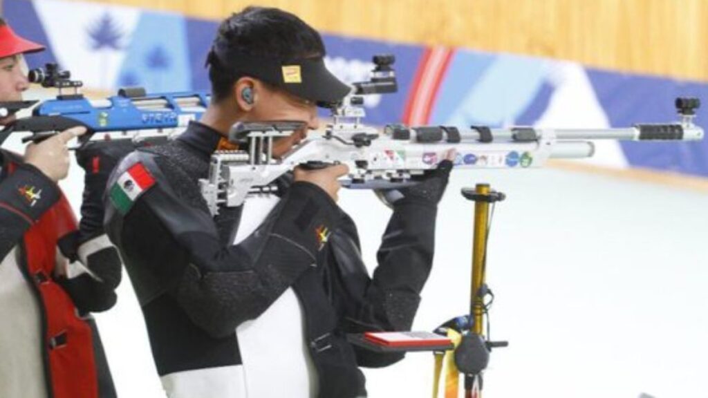 Goretti Zumaya y Edson Ramírez finalizan séptimos dentro del tiro deportivo en Paris 2024