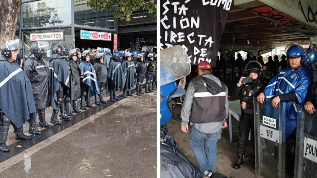 Recuperan la Glorieta de Insurgentes