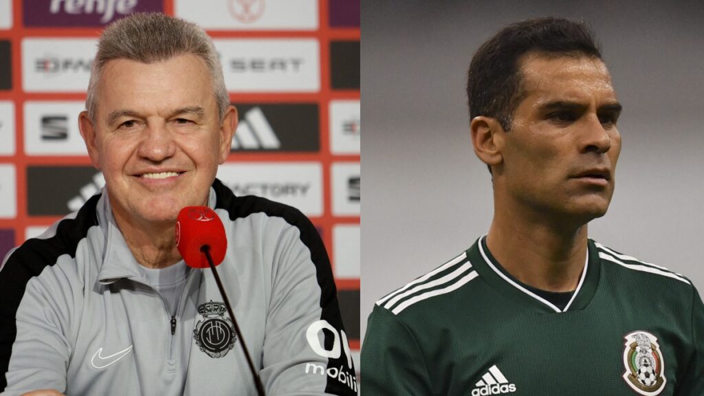 Javier Aguirre Rafa Marquez Deleccion Mexicana Entrenador Director Tecnico