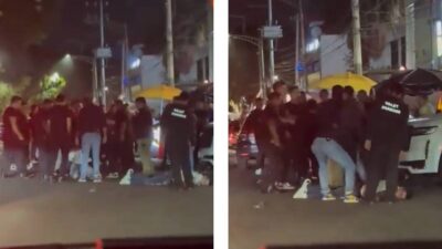 Jóvenes golpeados afuera de bar en CDMX