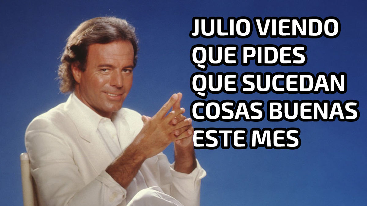 Cuál es el origen de los memes de julio y qué dice Julio Iglesias
