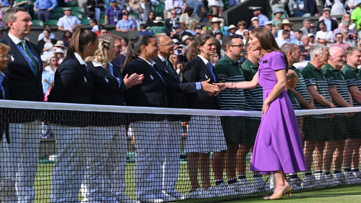 Kate Middleton hace su segunda aparición pública al asistir a la final masculina de Wimbledon