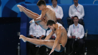 Randal Willars y Kevin Berlín se quedaron al borde de la medalla en clavados; este segundo rompió en llanto