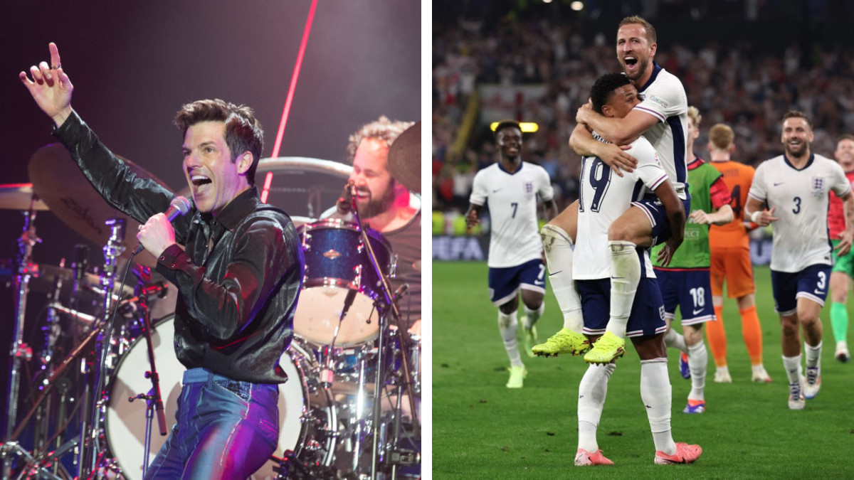 Noche inolvidable: The Killers detiene show en Londres para celebrar pase de Inglaterra a final de la Euro