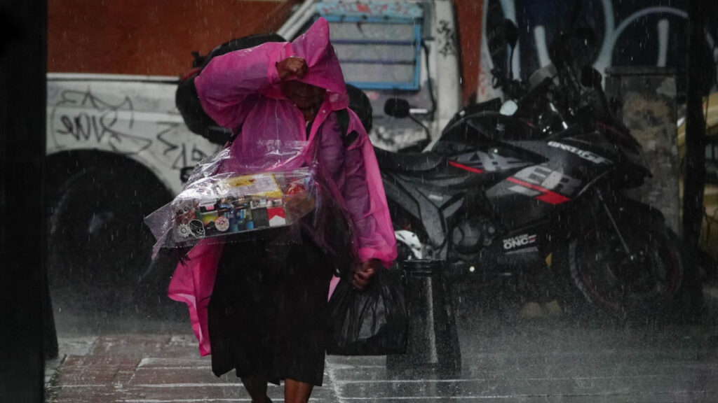 Fuertes lluvias en la CDMX