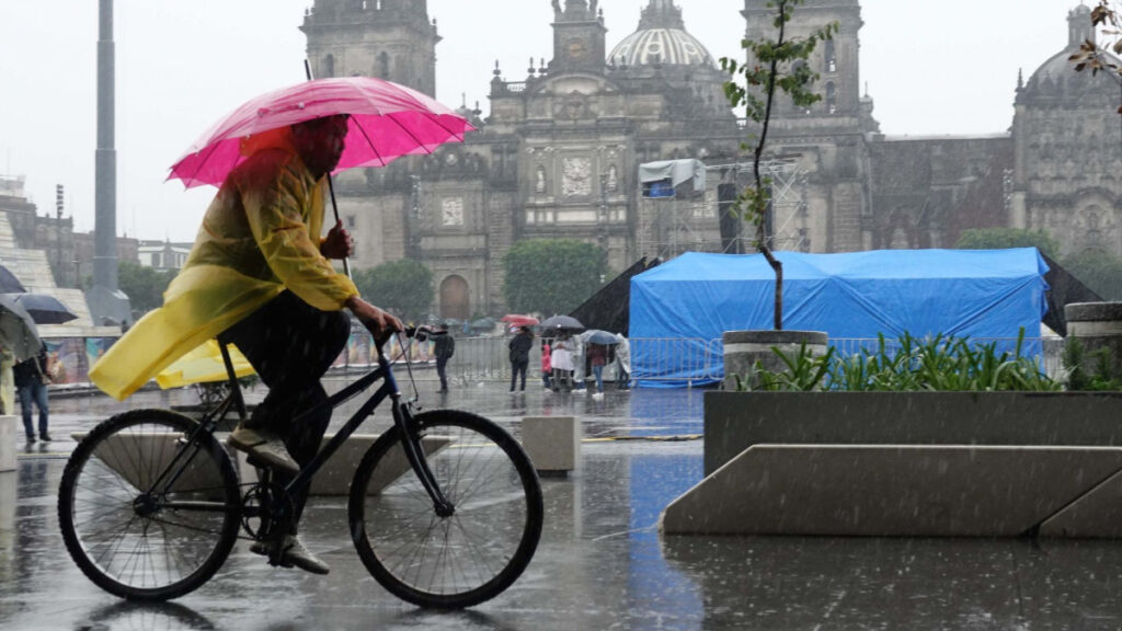 Fuertes lluvias en la CDMX