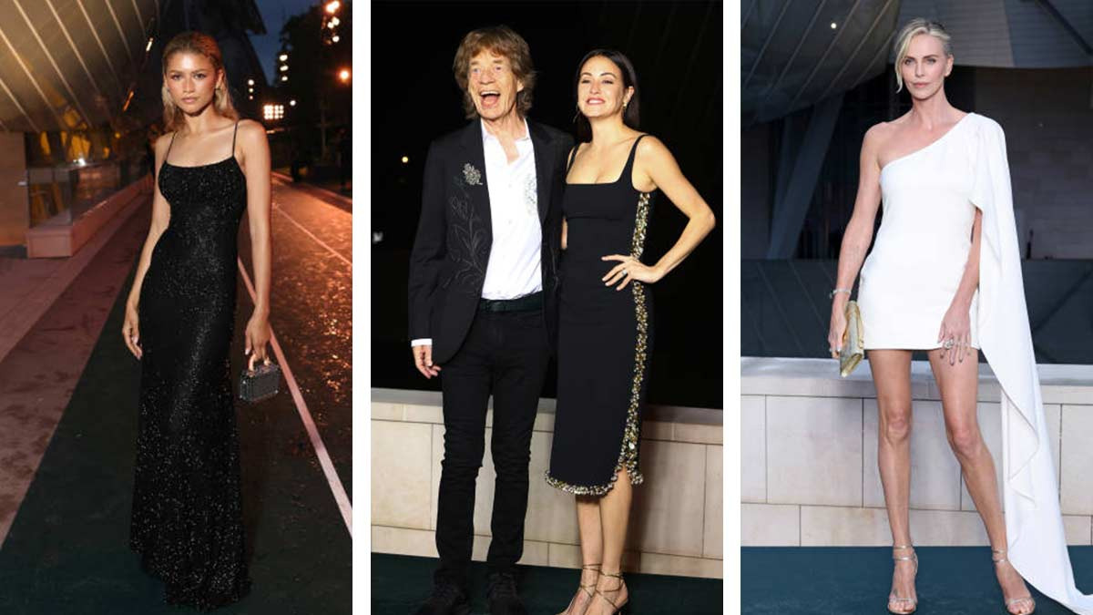 Rosalía, Zendaya, Mick Jagger y Charlize Theron deslumbran con sus looks en pre fiesta olímpica de la Fundación LV