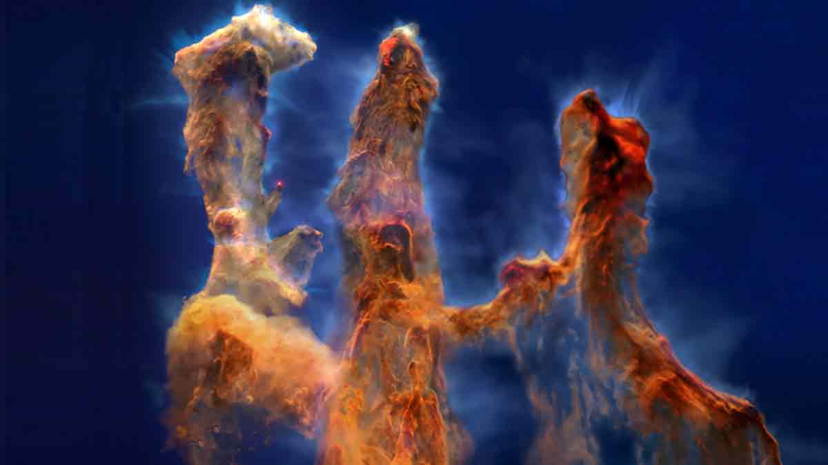 NASA revela increíbles imágenes 3D de los “Pilares de la creación”
