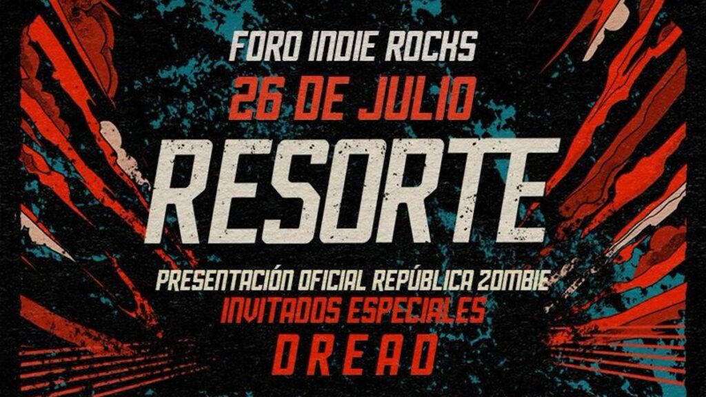 Resorte Reublica Zombie Conciertp Indie Rocks