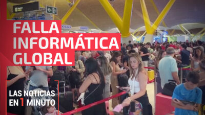 Las noticias de hoy, 19 de julio de 2024, en un minuto, hasta las 14:00 horas