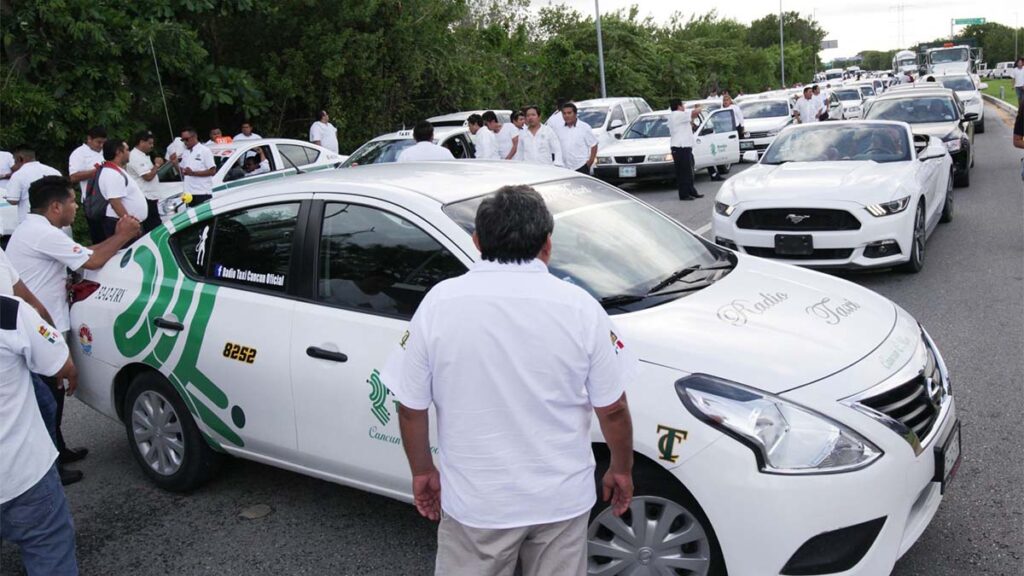 Taxistas Cancún