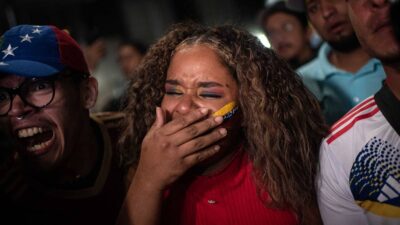 Venezolanos protestan en embajada en CDMX por resultado de elecciones