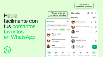 Elige tus contactos favoritos en WhatsApp con la nueva función de la aplicación