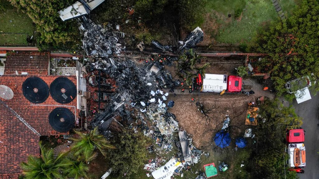 Accidente aéreo en Brasil dejó 62 muertos