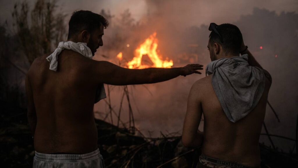 Incendio Grecia