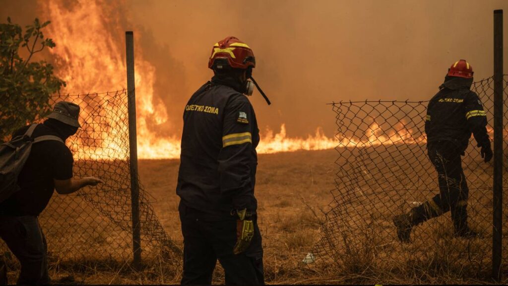 Incendio Grecia