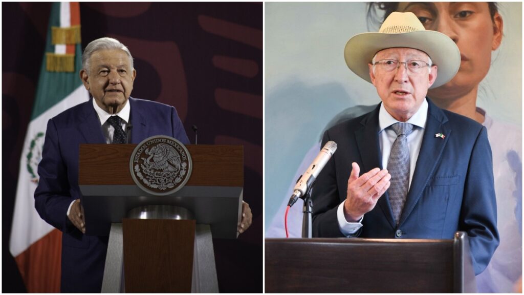 Amlo critica postura de Ken Salazar sobre reforma judicial