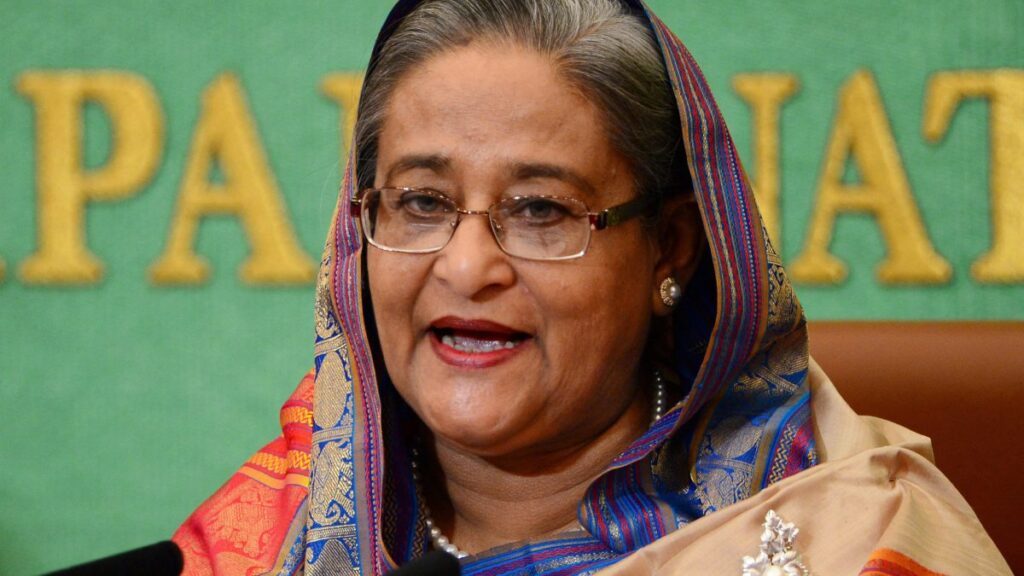 Sheikh Hasina, primera ministra de Bangladesh