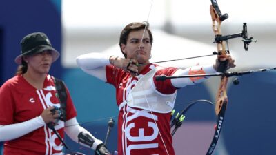 Alejandra Valencia y Matías Grande, eliminados de la prueba por equipos mixto del tiro con arco de Paris 2024