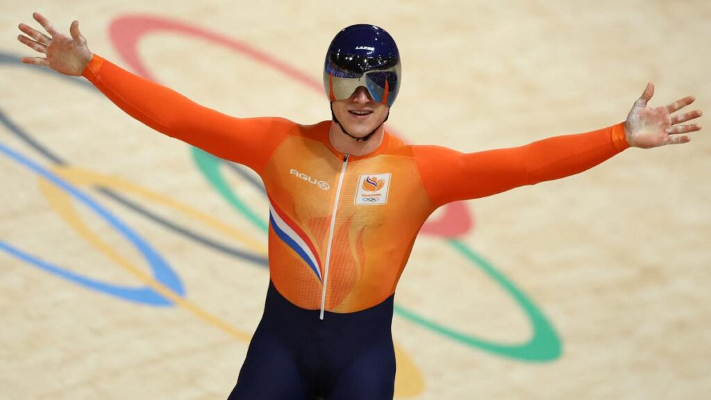 El neerlandés Harrie Lavreysen, nuevo dueño de récord mundial en ciclismo dentro de Paris 2024