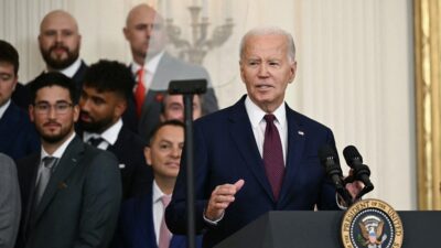 Biden explica su retiro de la carrera por la presidencia. Foto: AFP