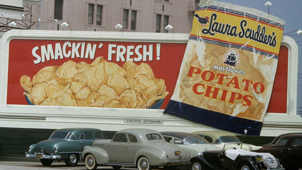 Laura Scudder, primera mujer en empaquetar papas fritas