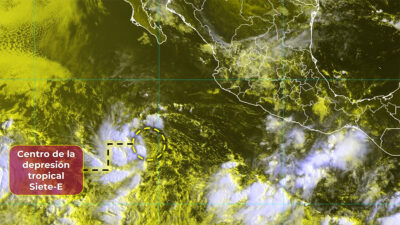 Se forma depresión tropical frente a Jalisco; ve trayectoria