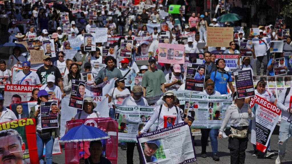 Marcha por los desaparecidos en Jalisco